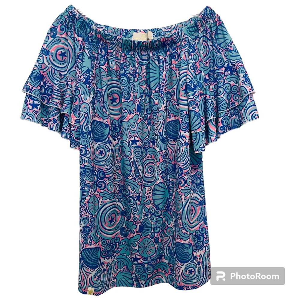 COPY - SIMPLY SOUTHERN Ruffled Sleeve Top - Picture 1 of 8